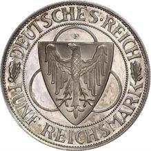 5 Reichsmarks 1930 F   "Liberación de Renania"