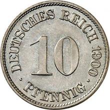 10 fenigów 1900 F  