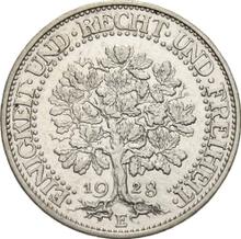 5 Reichsmark 1928 E   "Oak Tree"