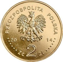 2 злотых 2014 MW   "Польская олимпийская сборная на XXII Олимпийских играх - Сочи 2014"