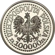 100000 złotych 1992 MW  ET "Wojciech Korfanty"