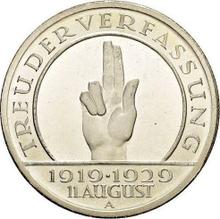 5 Reichsmarks 1929 A   "Constitución"
