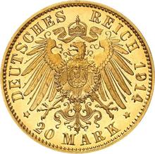 20 marcos 1914 D   "Bavaria"