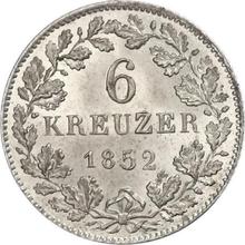 6 Kreuzer 1852   