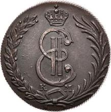 10 kopeks 1780 КМ   "Moneda siberiana"