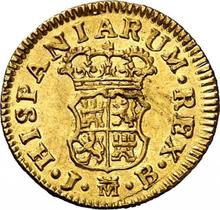 1/2 escudo 1758 M JB 