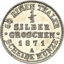 Medio Silber Groschen 1871 A  