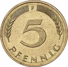 5 Pfennige 1987 F  