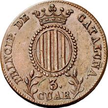 3 cuartos 1837    "Katalonia"