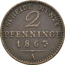 2 Pfennige 1867 A  