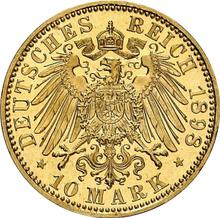 10 marcos 1898 A   "Schwarzburgo-Rudolstadt"