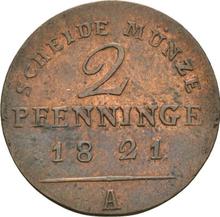 2 Pfennige 1821 A  
