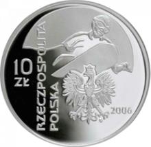 10 złotych 2006 MW  RK "XX Zimowe Igrzyska Olimpijskie - Turyn 2006"