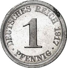 1 fenig 1917 D  