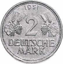 2 marki 1951 J  
