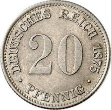 20 Pfennige 1875 E  