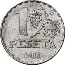 1 Peseta 1937    (Probe)