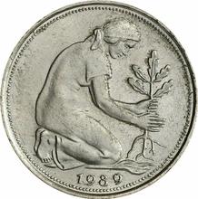 50 Pfennige 1989 J  