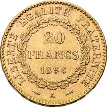20 francos 1896 A  