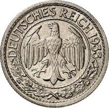 50 Reichspfennig 1933 J  