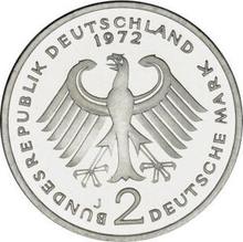 2 Mark 1972 J   "Konrad Adenauer"