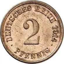 2 Pfennig 1914 F  
