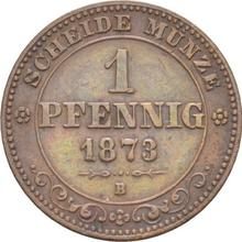 1 пфенниг 1873  B 