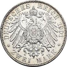 2 marcos 1901 A   "Sajonia-Weimar-Eisenach"