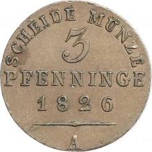 3 Pfennige 1826 A  