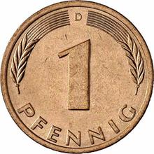 1 Pfennig 1977 D  