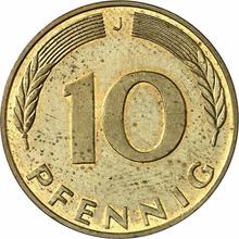 10 fenigów 1990 J  