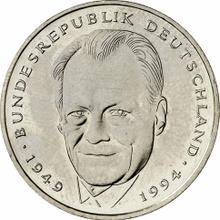 2 marcos 1995 D   "Willy Brandt"