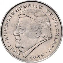 2 marcos 1990-2001    "Franz Josef Strauß"