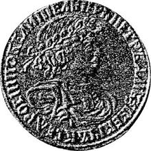 Polupoltinnik (1/4 Rubel) ҂АΨА (1701)   