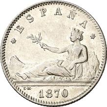 1 peseta 1870  DEM 