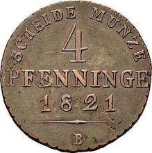 4 Pfennige 1821 B  
