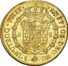 8 escudo 1784 So DA 