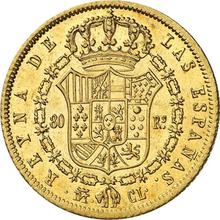 80 Reales 1838 M CL 