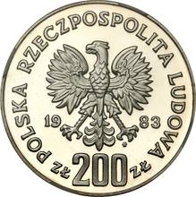 200 złotych 1983 MW  EO "300-lecie Odsieczy Wiedeńskiej" (PRÓBA)