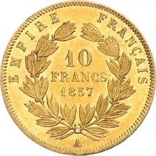 10 francos 1857 A  