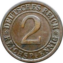 2 рейхспфеннига 1924 J  