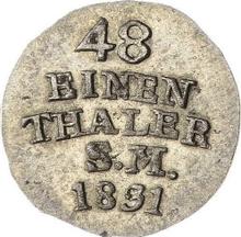 1/48 Thaler 1831   