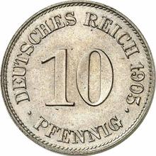 10 Pfennig 1905 E  