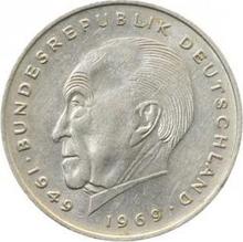 2 марки 1969 G   "Аденауэр"
