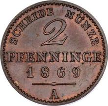 2 Pfennige 1869 A  