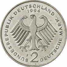 2 марки 1994 F   "Франц Йозеф Штраус"
