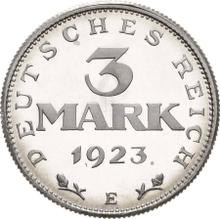 3 Mark 1923 E   "Verfassungstag"