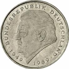 2 марки 1993 A   "Франц Йозеф Штраус"