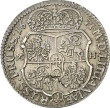 Złotówka (1/3 de tálero) 1671  MH  (Prueba)