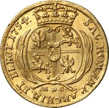 Ducado 1754  EDC  "de corona"